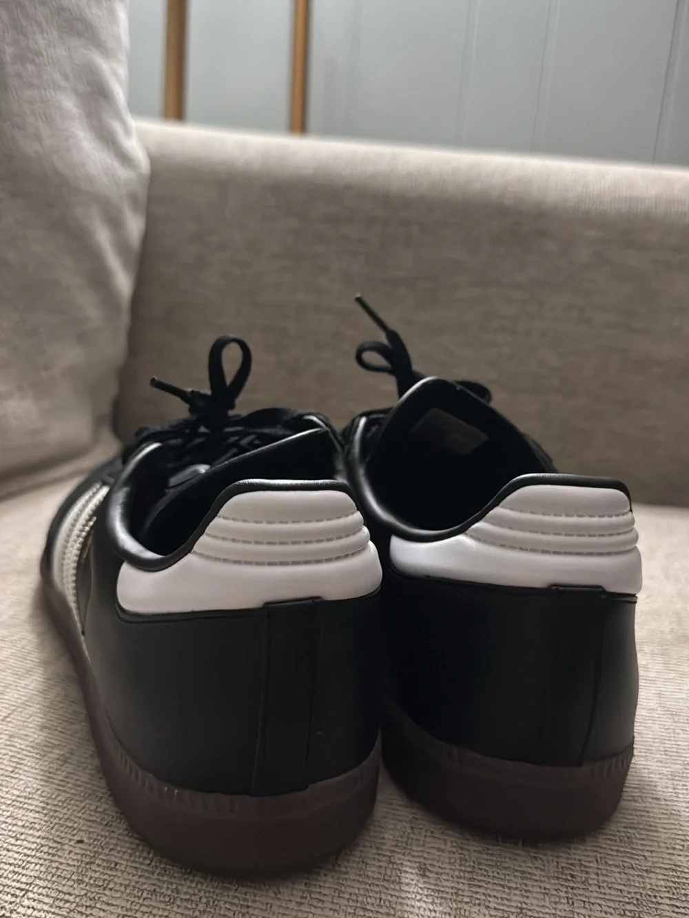 adidas Black and White Samba Sneakers